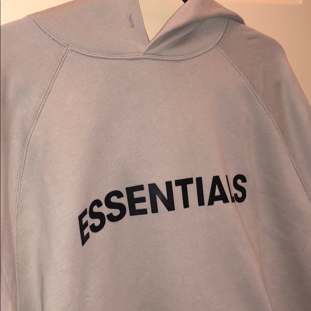 Essentials Fear of God (SS20) String/Tan Hoodie - Picture 2 of 6